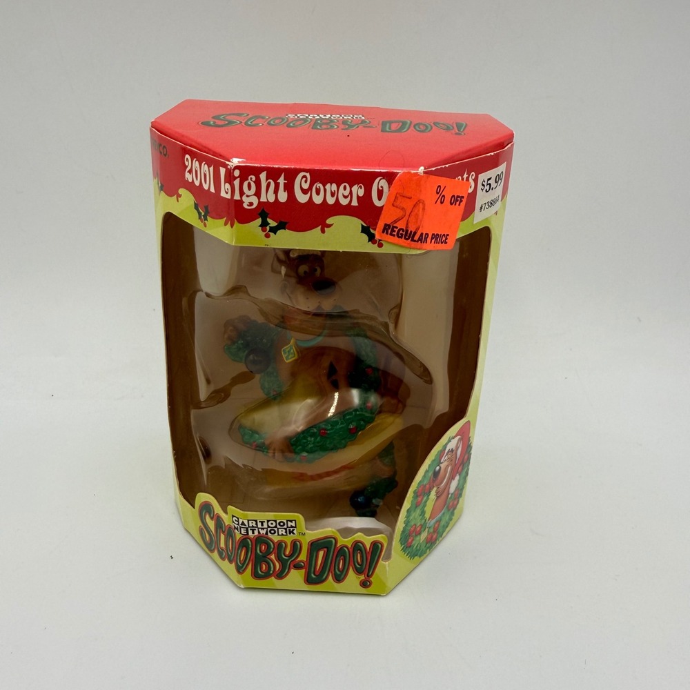 Vintage 2001 Scooby-Doo Light Cover Christmas Ornament Trevco Cartoon Network